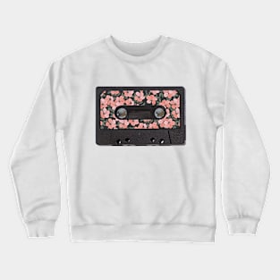 Audio cassette Vintage Grandma flowers Crewneck Sweatshirt